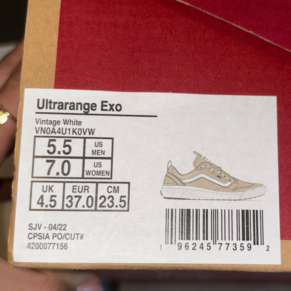 Vans Women's Vintage White Sneakers - Picture 8 of 8